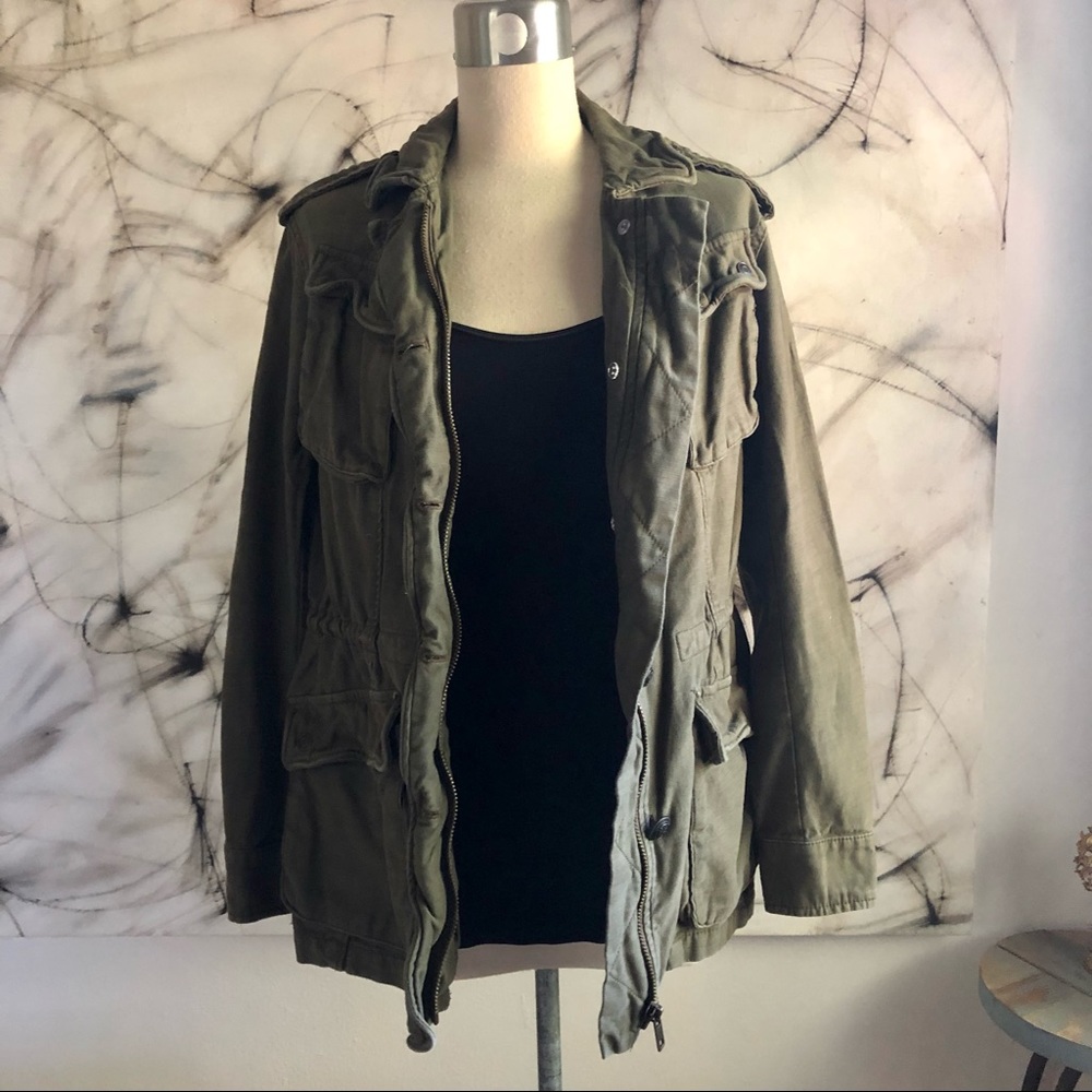 Free People Oversized Not Your Brother's Surplus Military Jacket